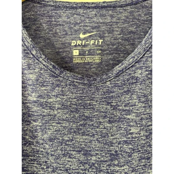 Nike Purple Crew Neck Dri Fit Short Sleeve Tank Sleeveless Top Women’s Small - Picture 4 of 9